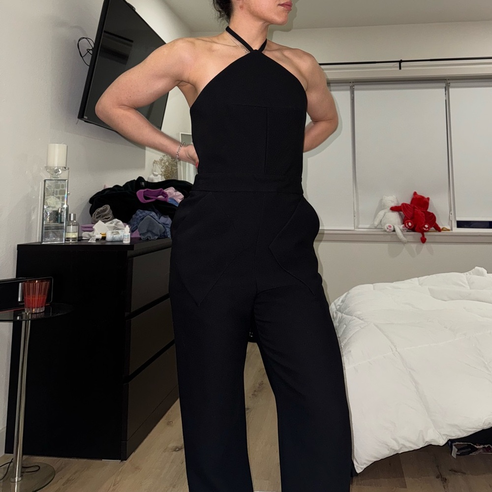 BALENCIAGA Diamond-seam jumpsuit